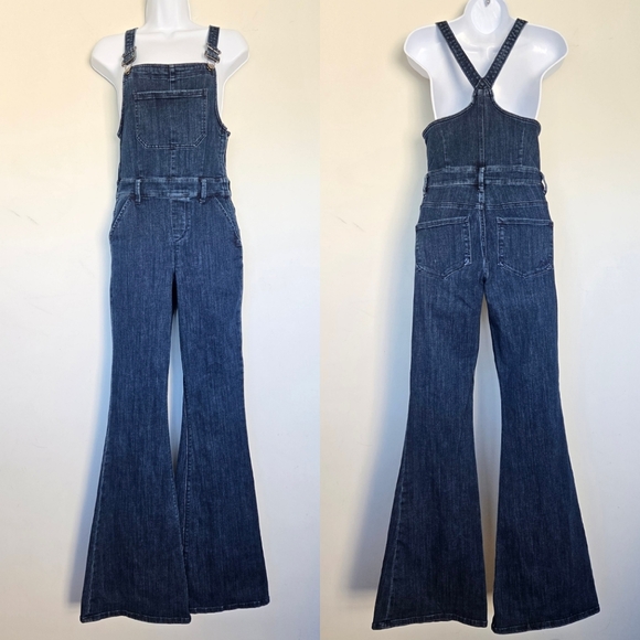 Women's Blue Denim Overalls - Picture 3 of 13